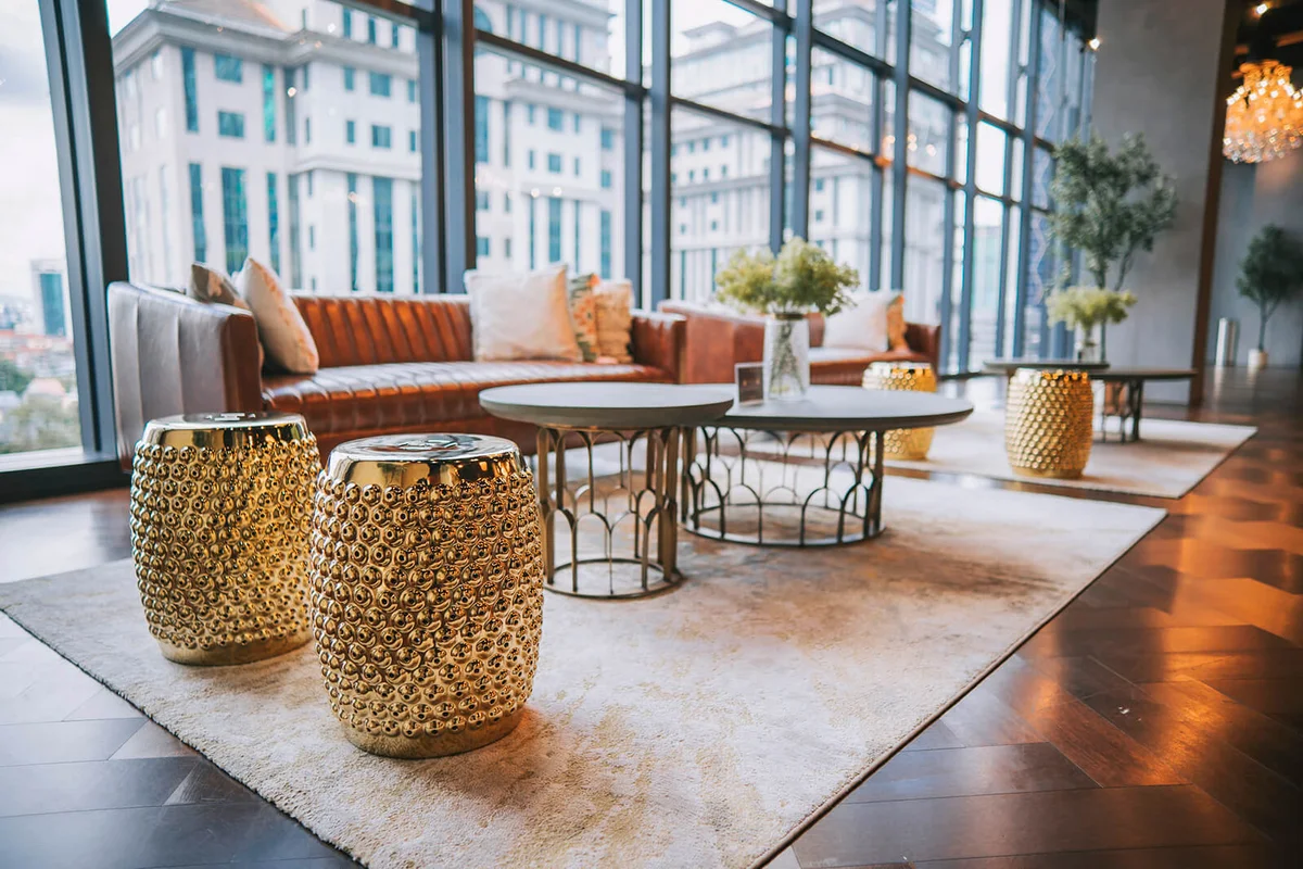lounge with sofa and coffee table