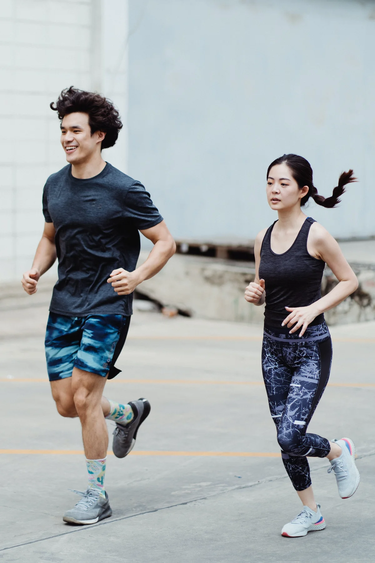 couple running