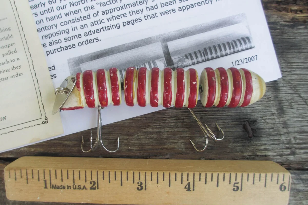 Vintage Fishing Lure - Oliver & Gruber Glowurm