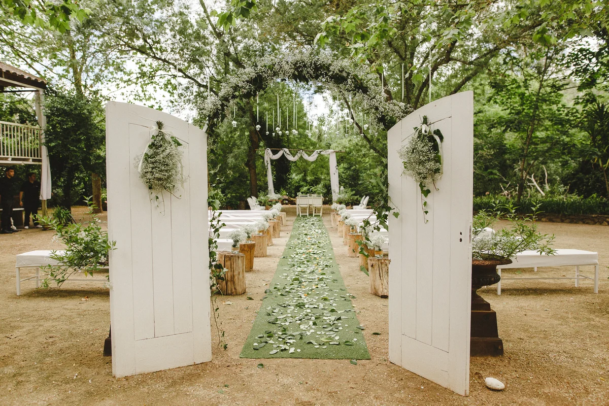 Rustic wedding venue