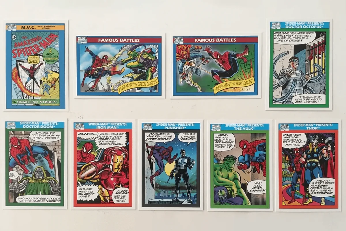 1990 Impel Marvel Universe Spider-Man Comic Book