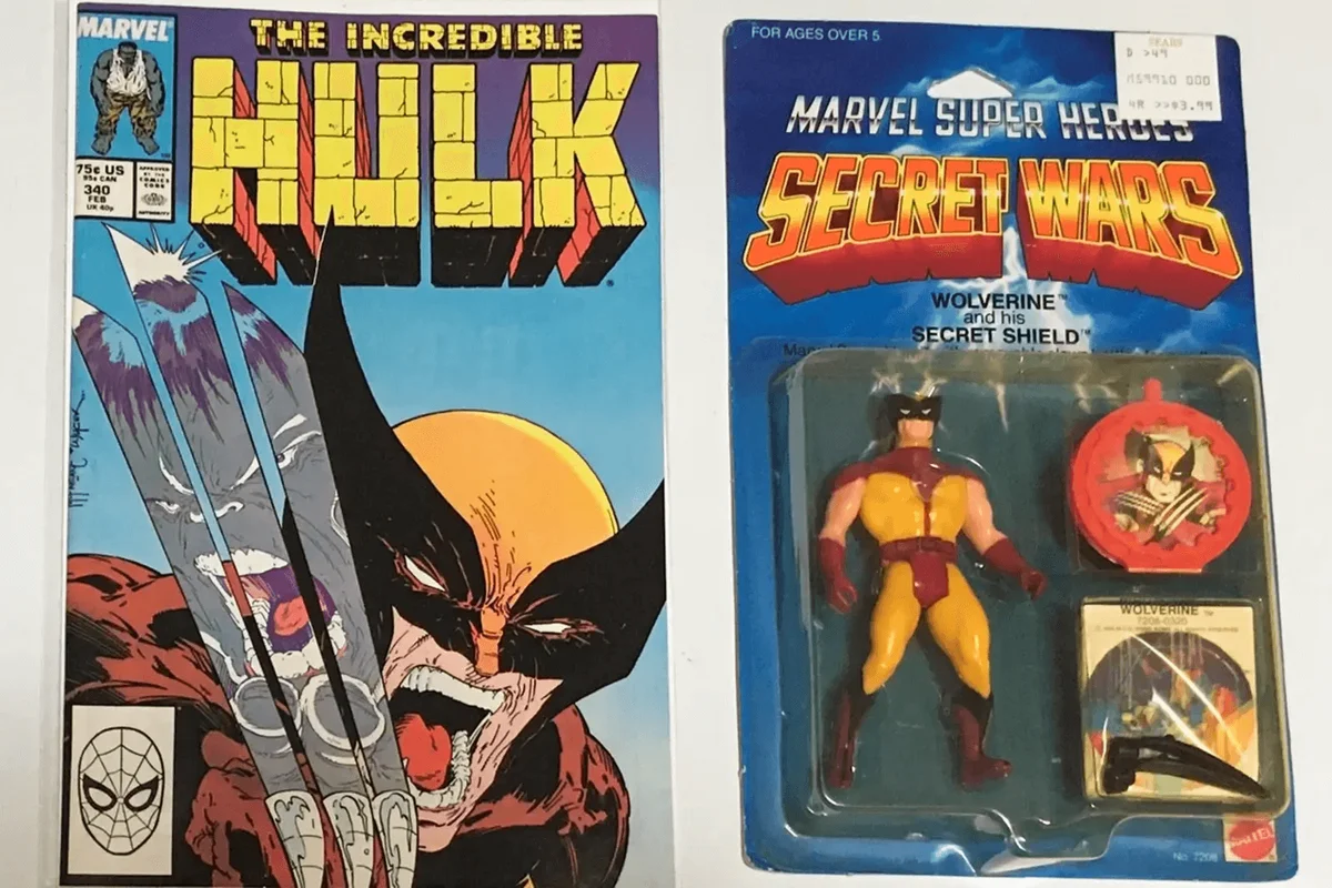 Marvel Secret Wars Wolverine w/ Black Claws 1984