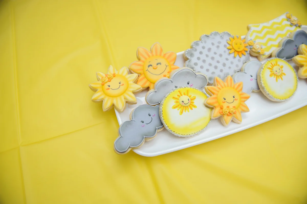 Sun and Cloud Cookies