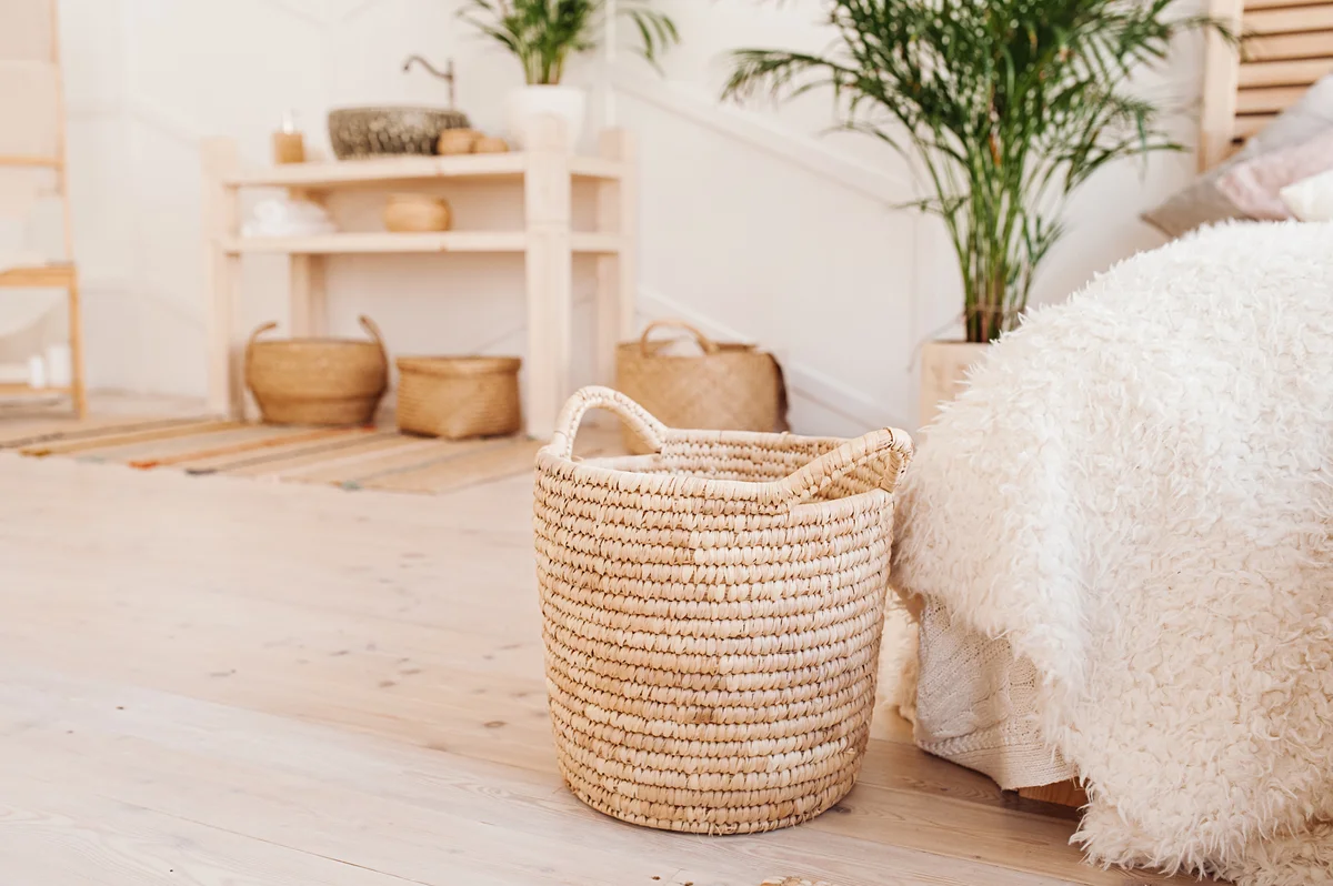 Straw baskets