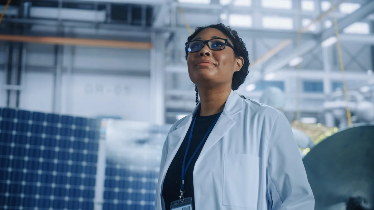 young female engineer