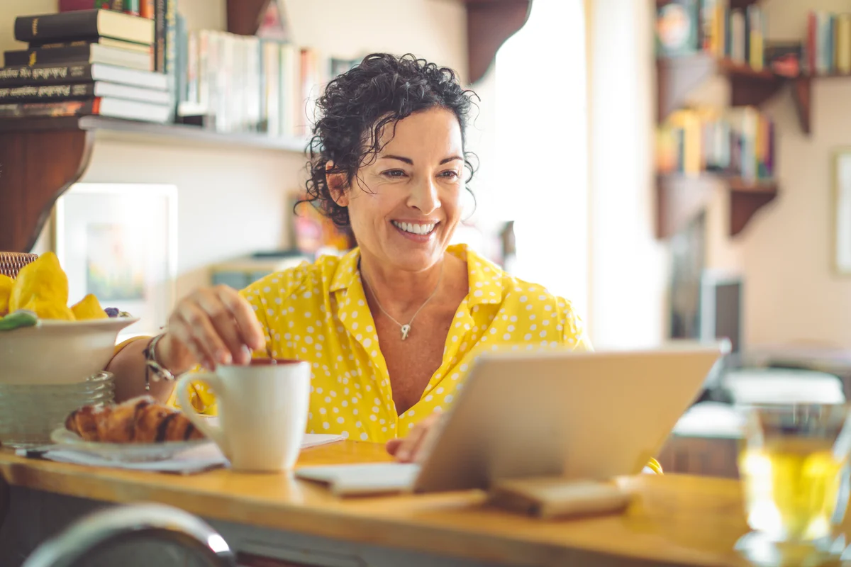 Woman on laptop