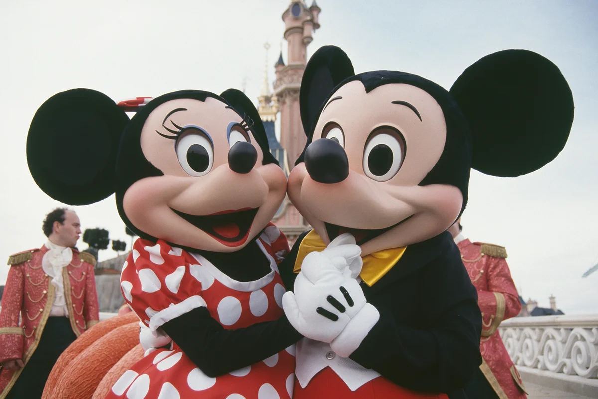 Minnie Mouse and Mickey Mouse - Getty Editorial