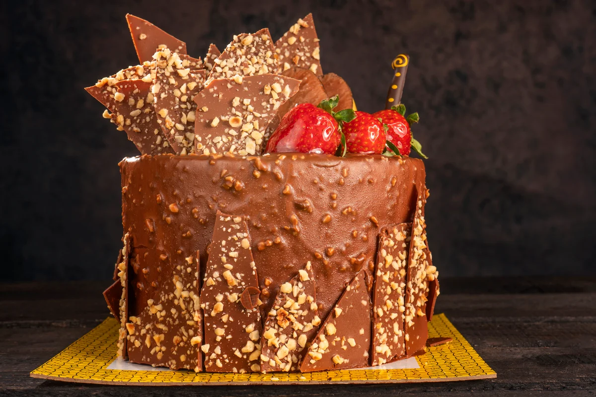 fancy chocolate cake