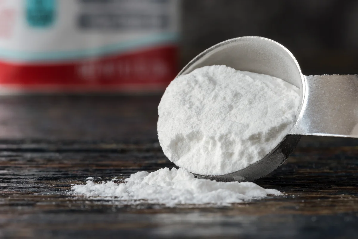 half cup of baking soda