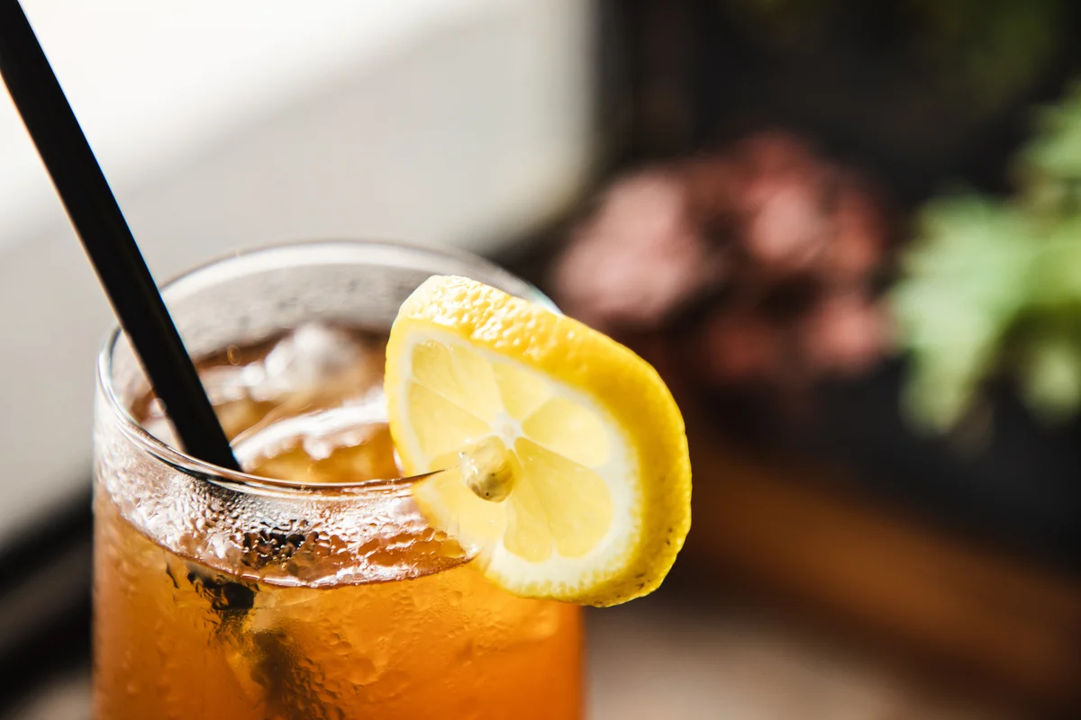 glass of iced tea