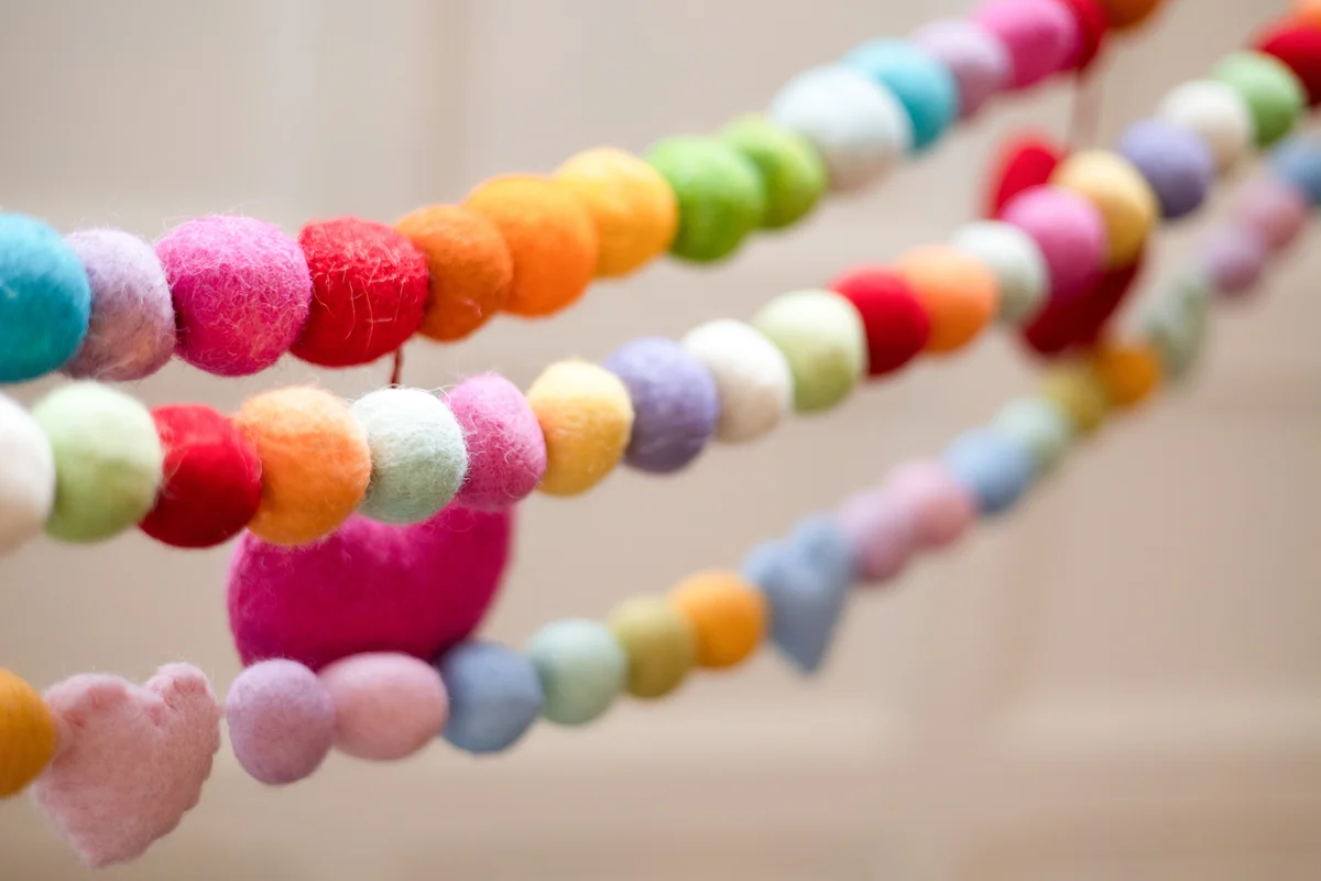 rainbow garland