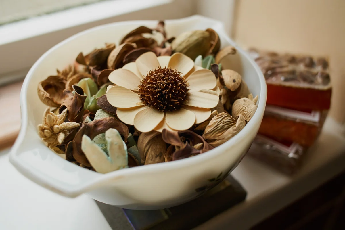 bowl of potpourri