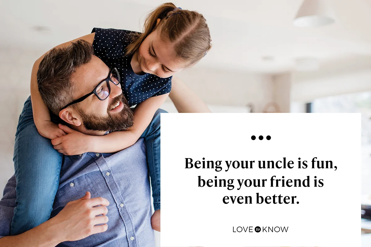 Uncle giving a piggyback ride to small niece