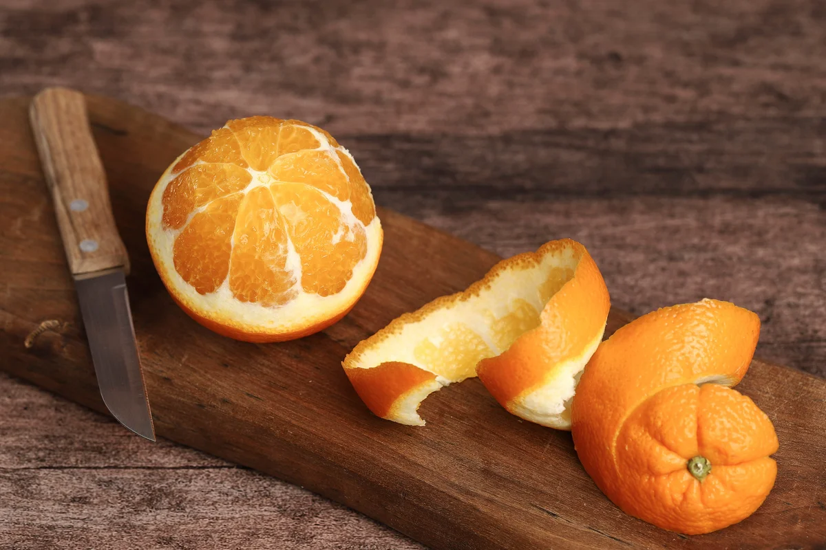 Peeled orange