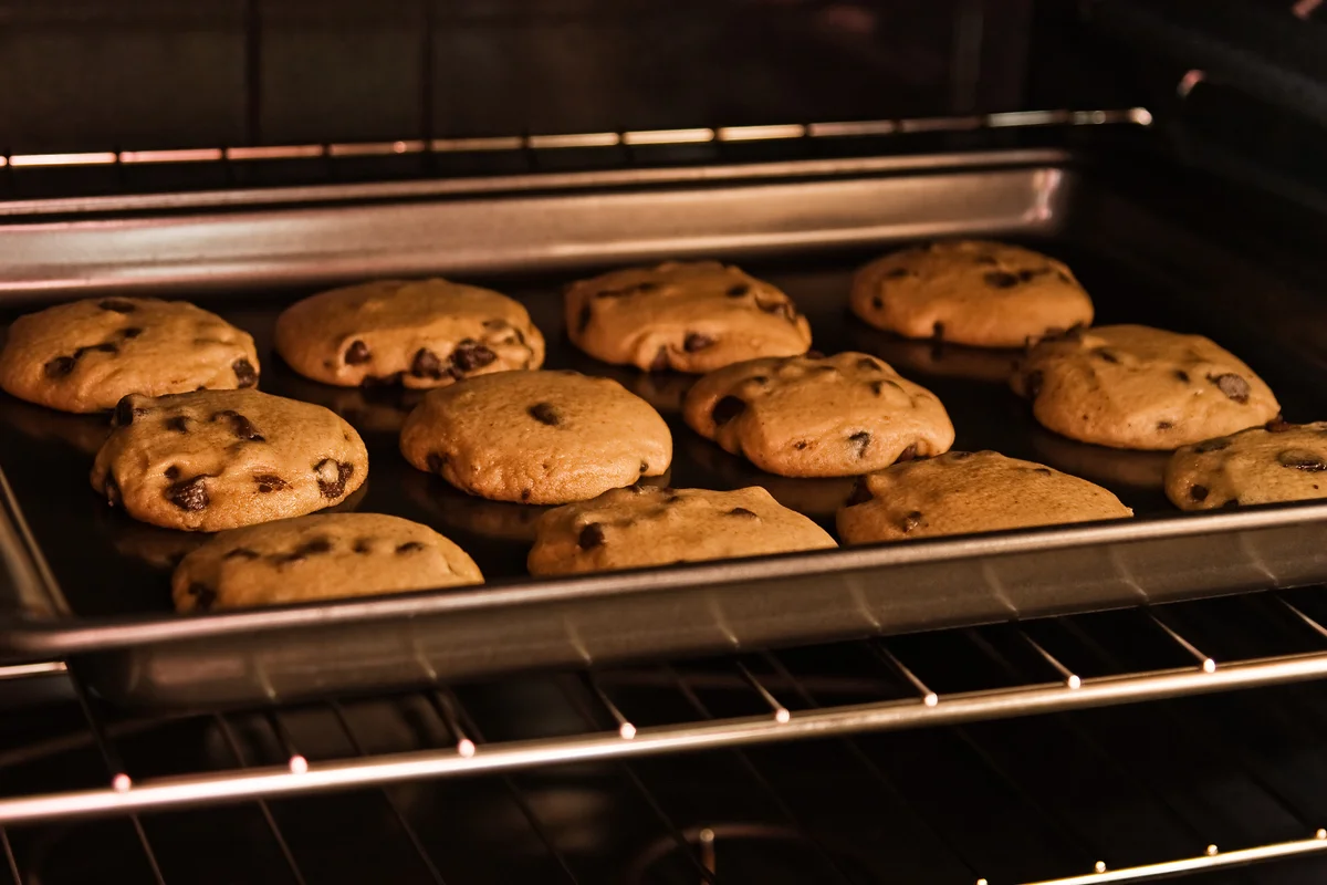 baking chocolate chip cookies