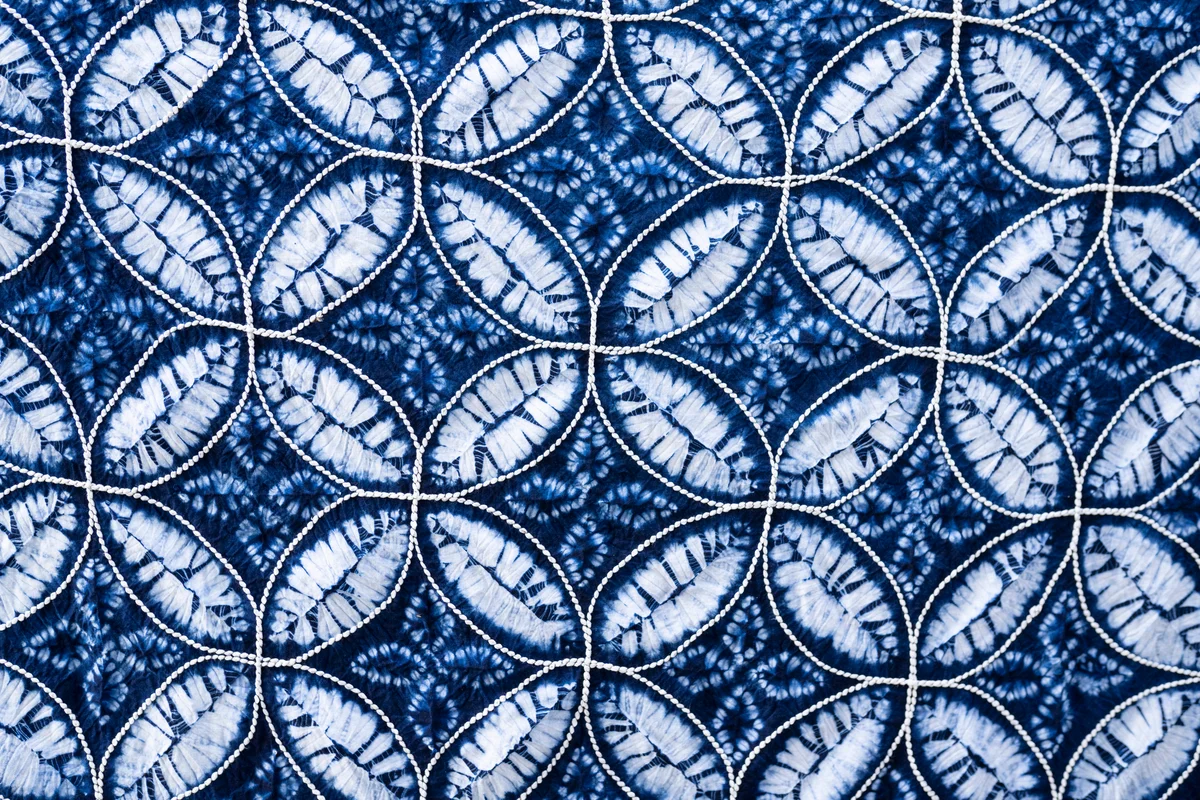 shibori closeup