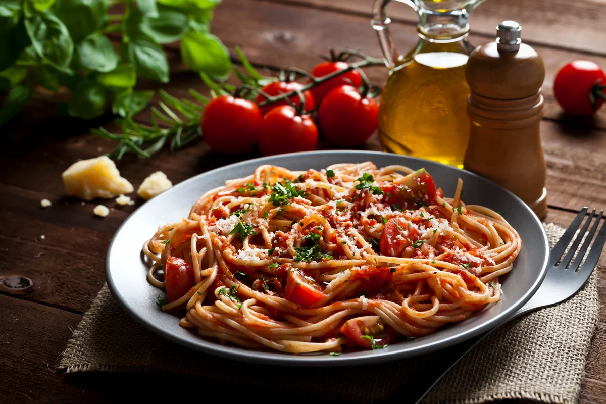 plate of pasta