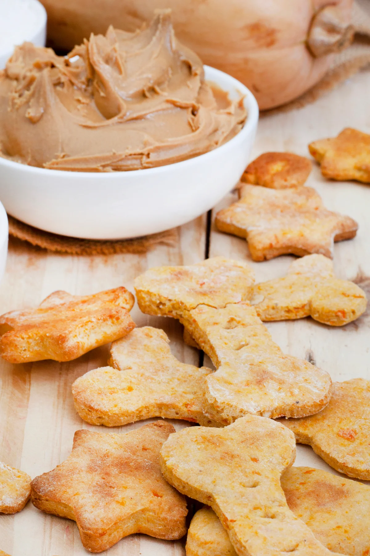 Peanut butter dog biscuit