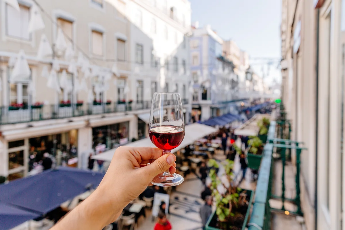 glass of port wine
