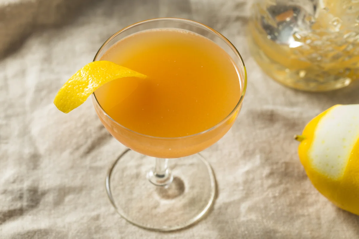 Japanese cocktail with orgeat