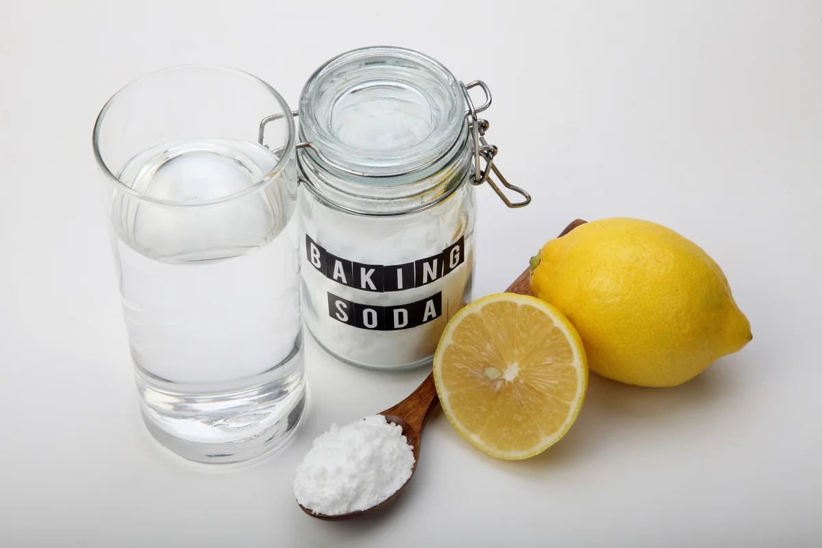 lemon and baking soda