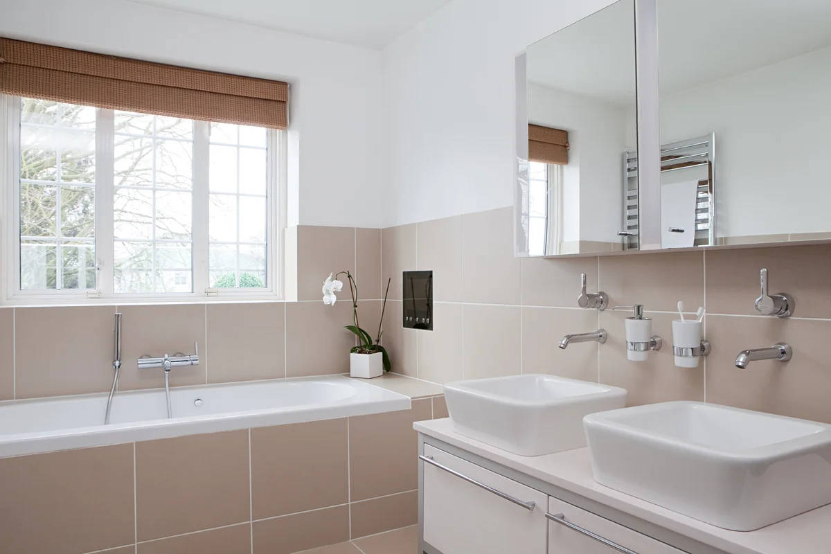 clean bathroom