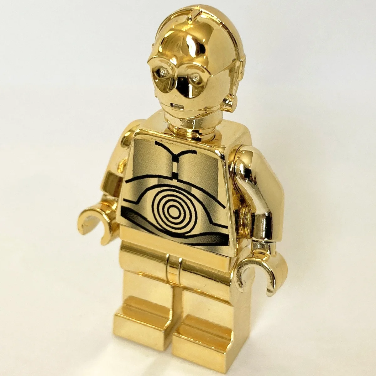 Star Wars Custom Gold Chrome C-3PO Minifigure