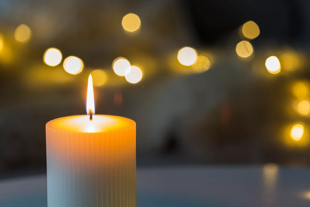 burning candle