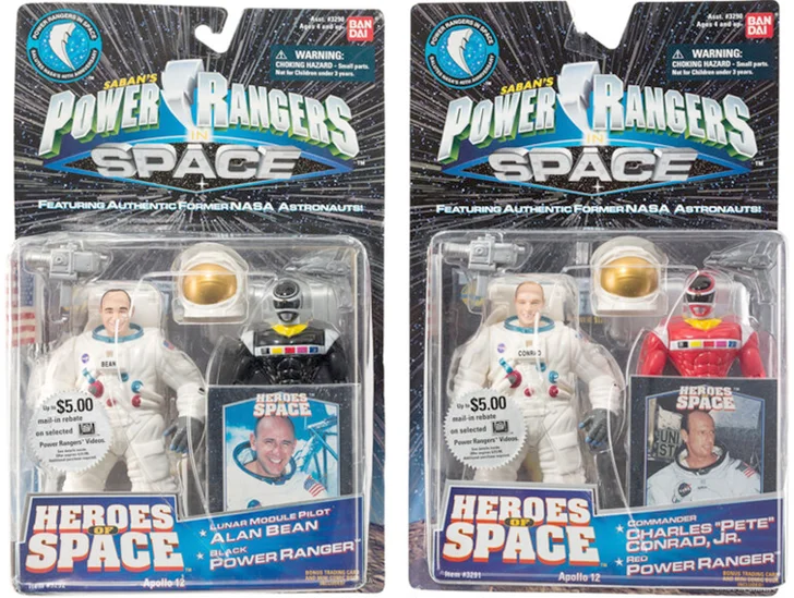 Apollo 12 Power Rangers in Space