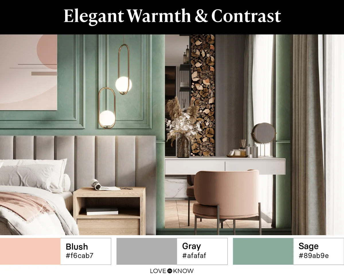 Elegant Warmth & Contrast Palette