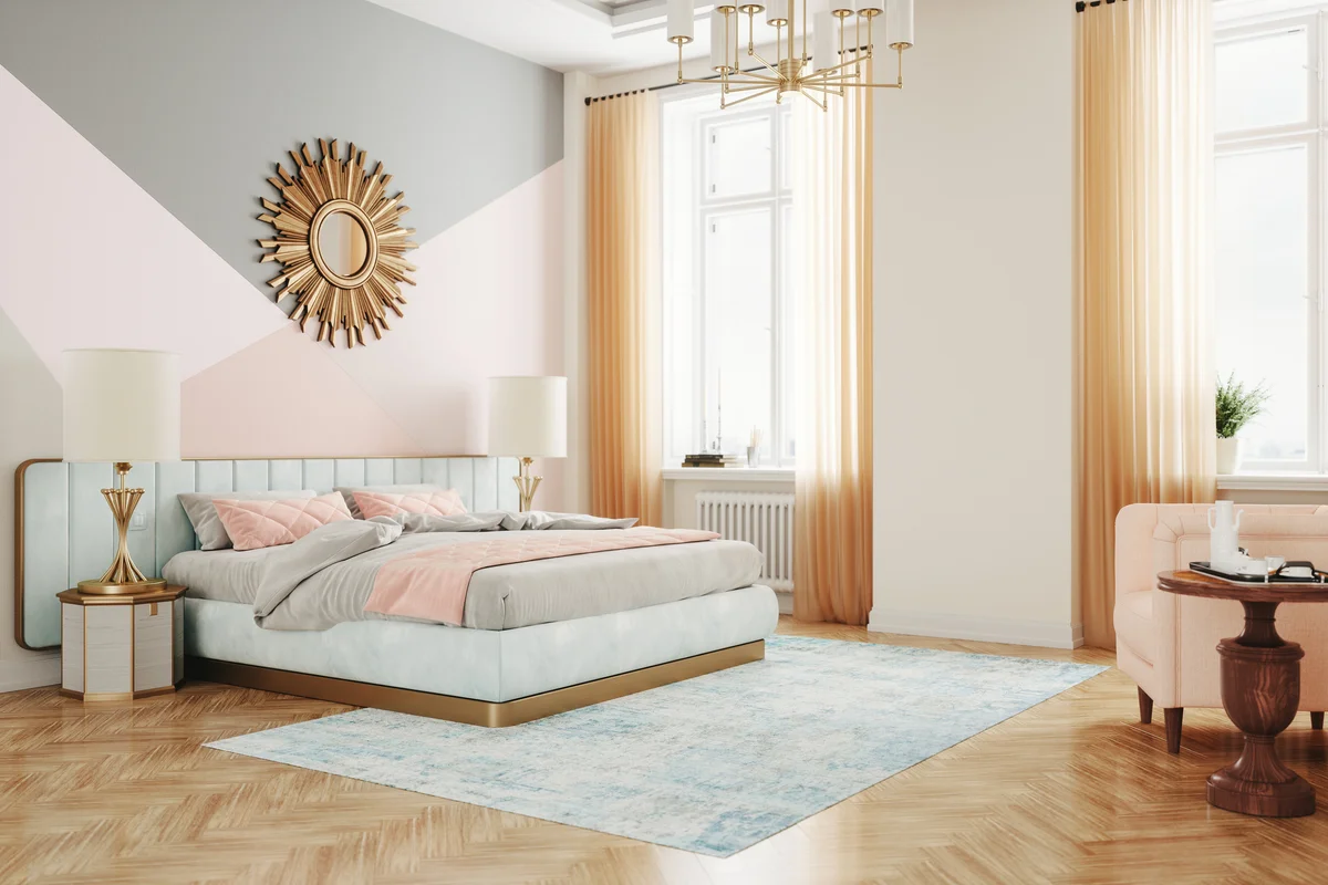 art deco bedroom