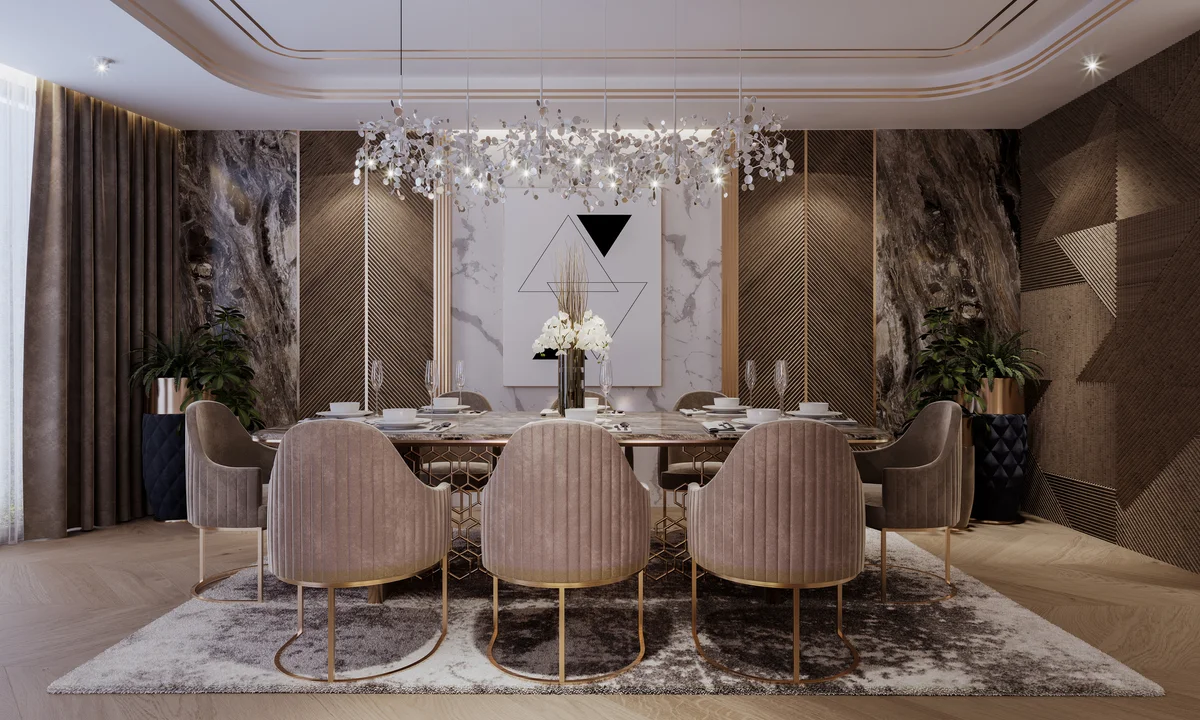 geometric shapes in decor
