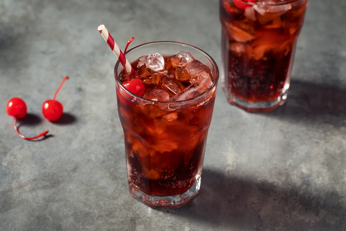 spiced cherry cocktail