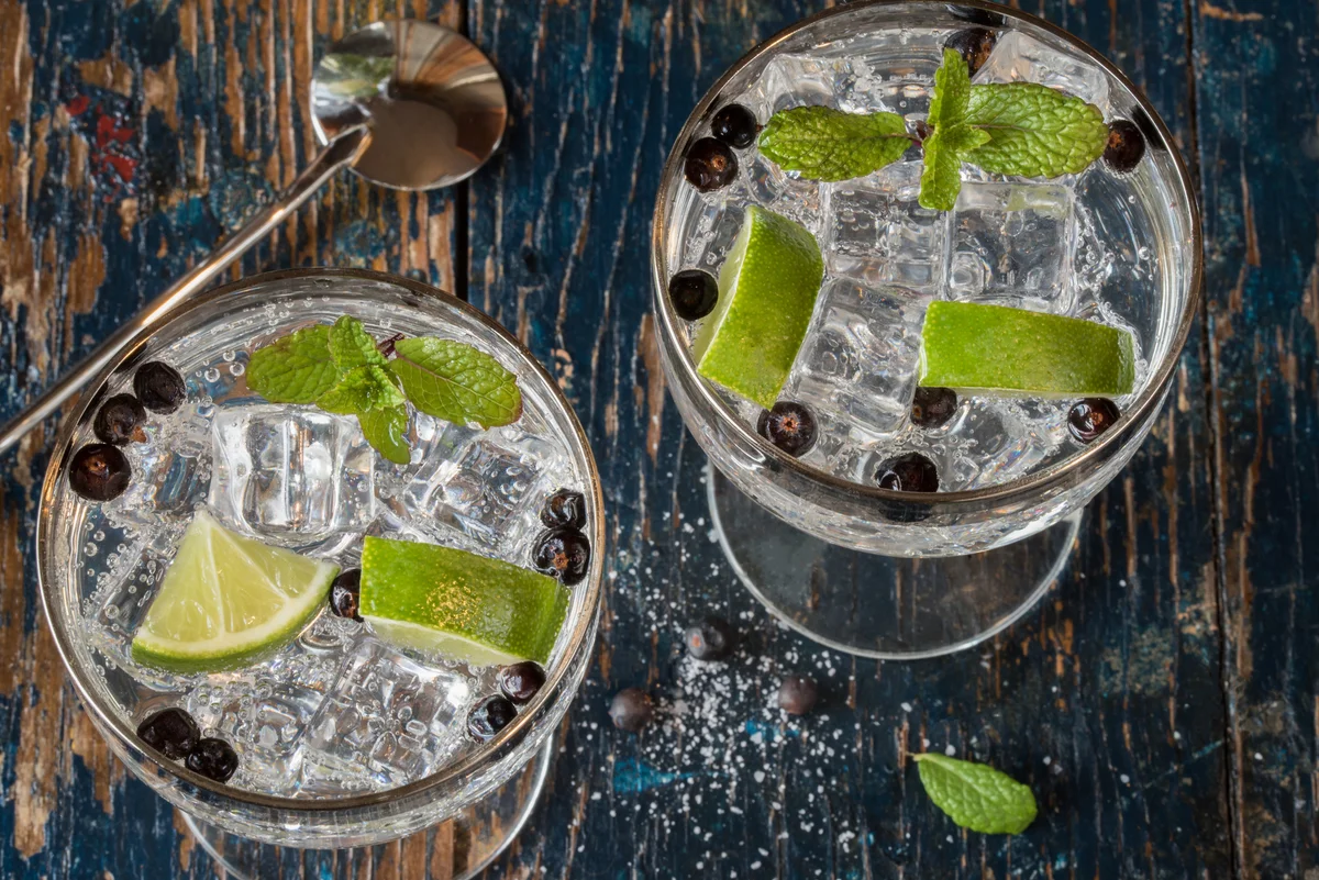 Spring gin & tonic