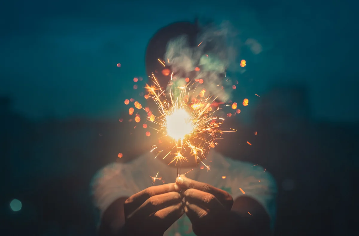 fireworks sparkler
