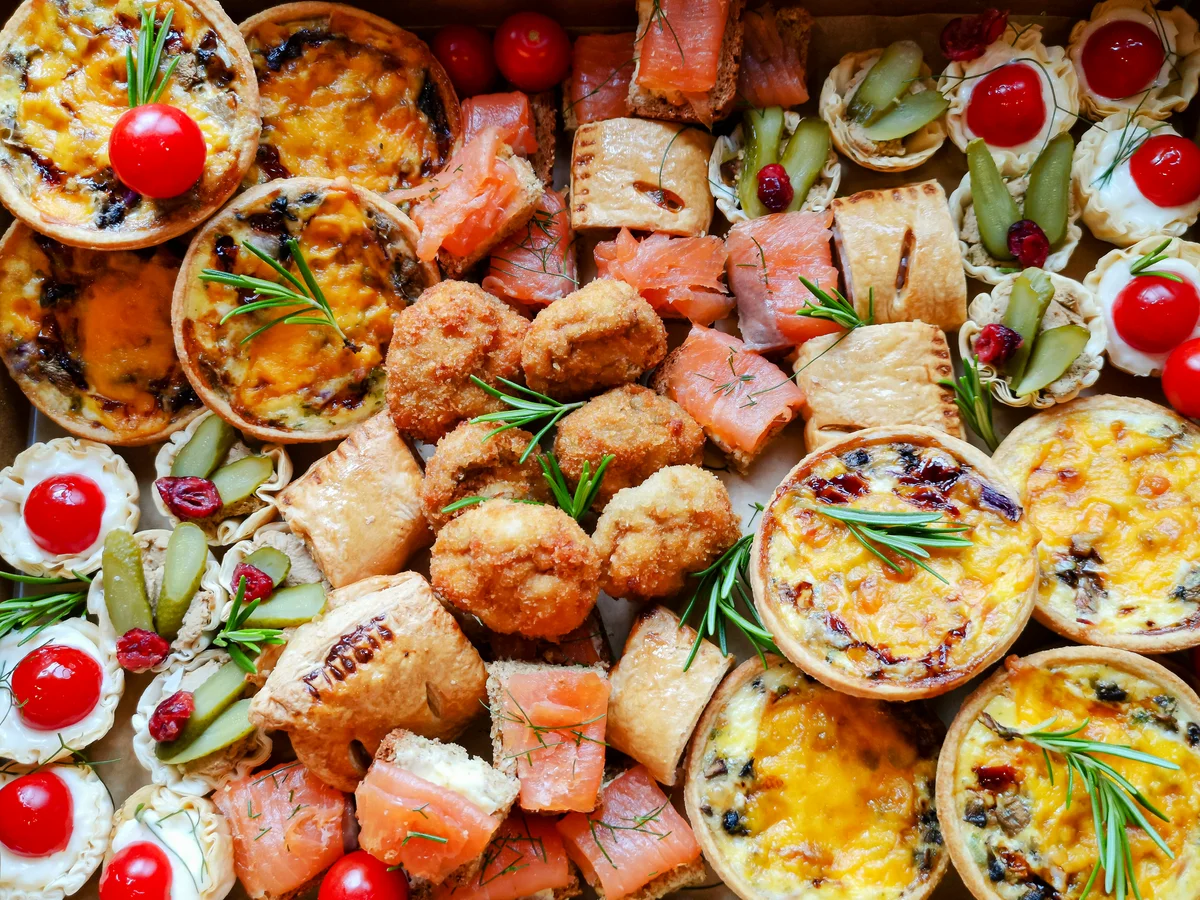 buffet table