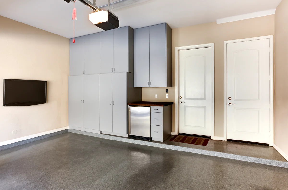 Tall cabinets for storage in garage