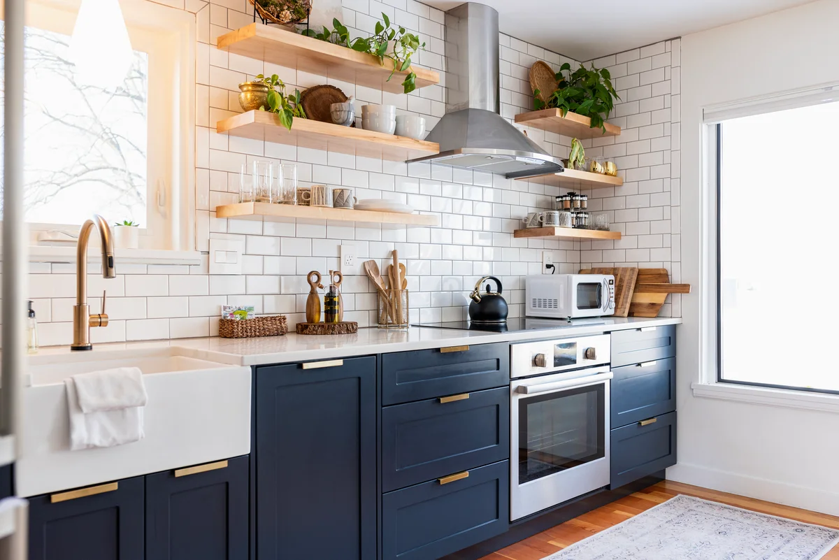 painted kitchen cabinets