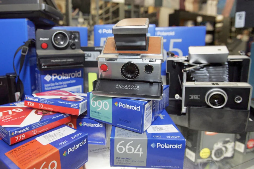 Polaroid cameras and film