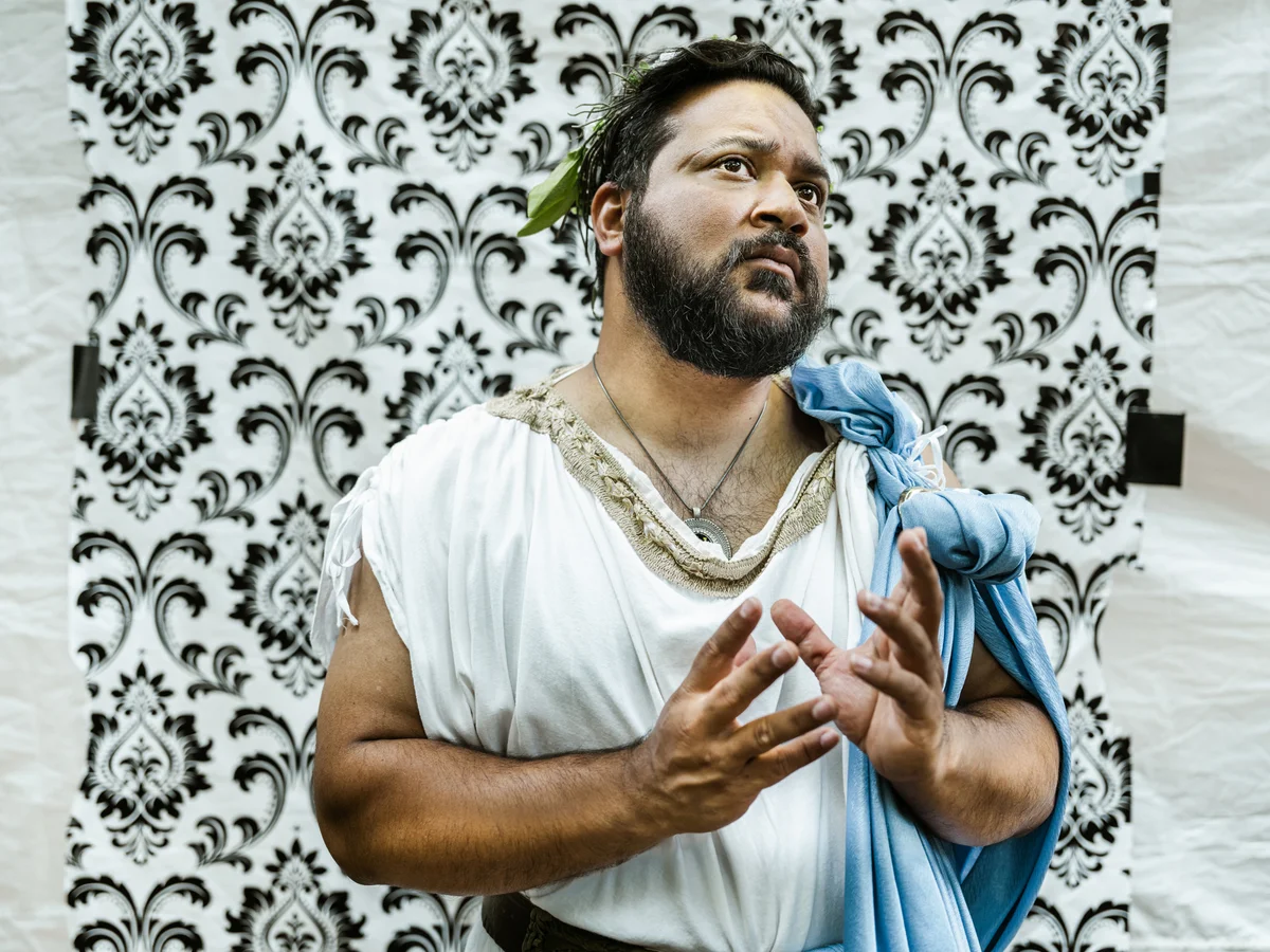 man in a toga