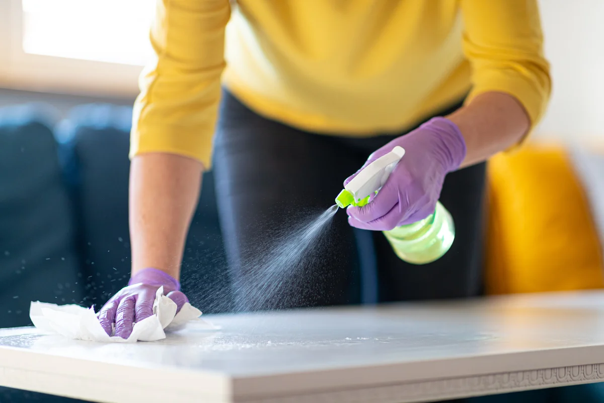 disinfectant spray