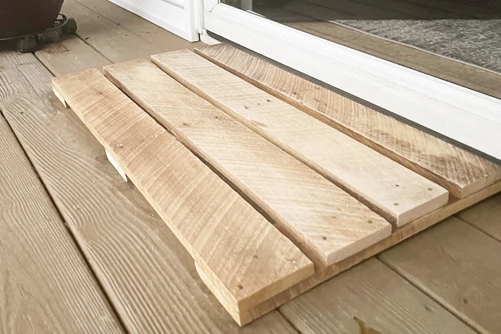 Handmade Pallet Doormat