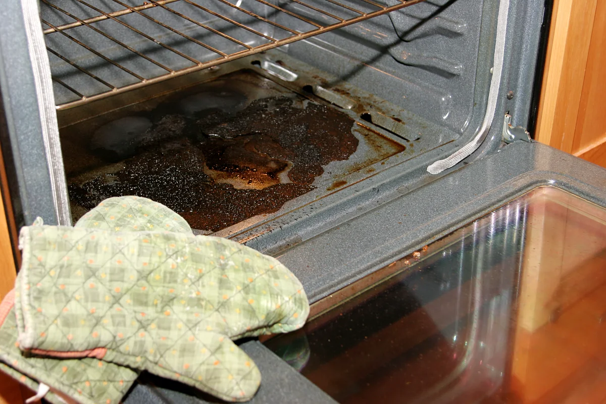 dirty oven