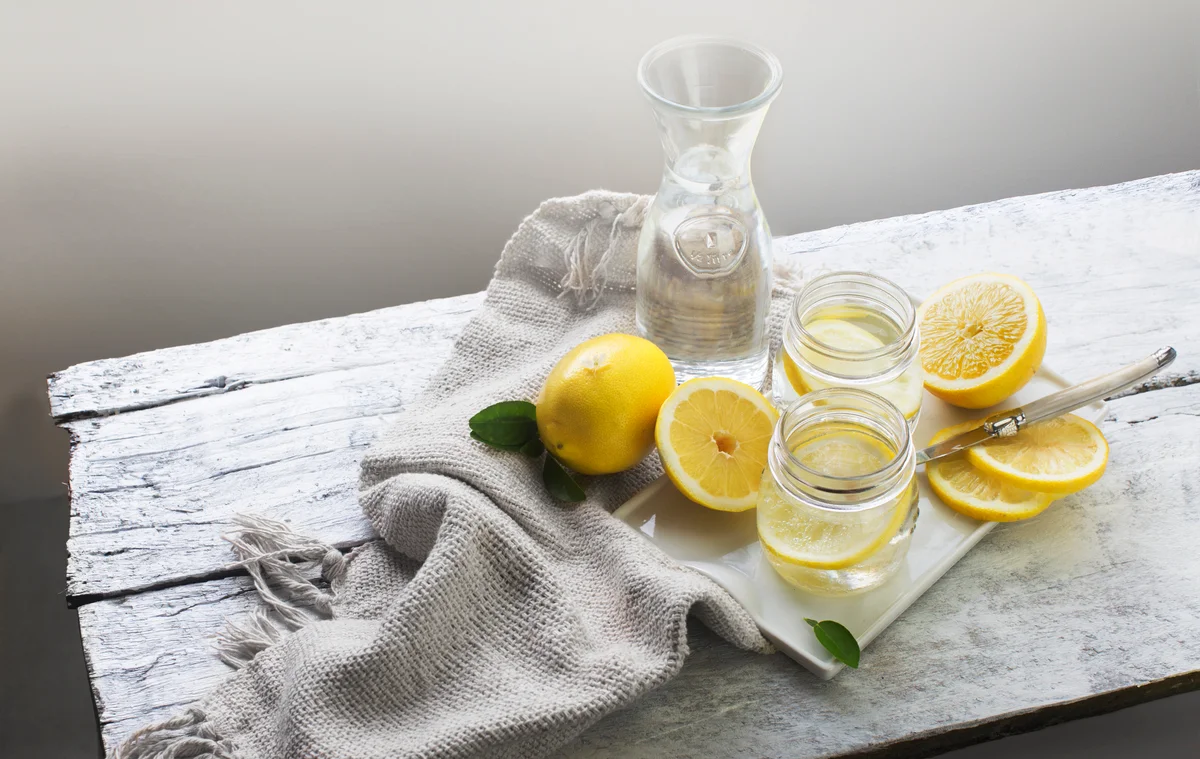 lemon water