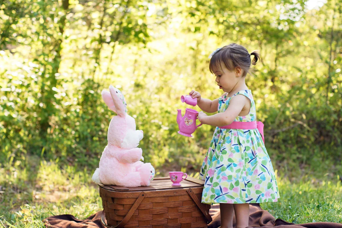 Tea Time with Easter Bunny