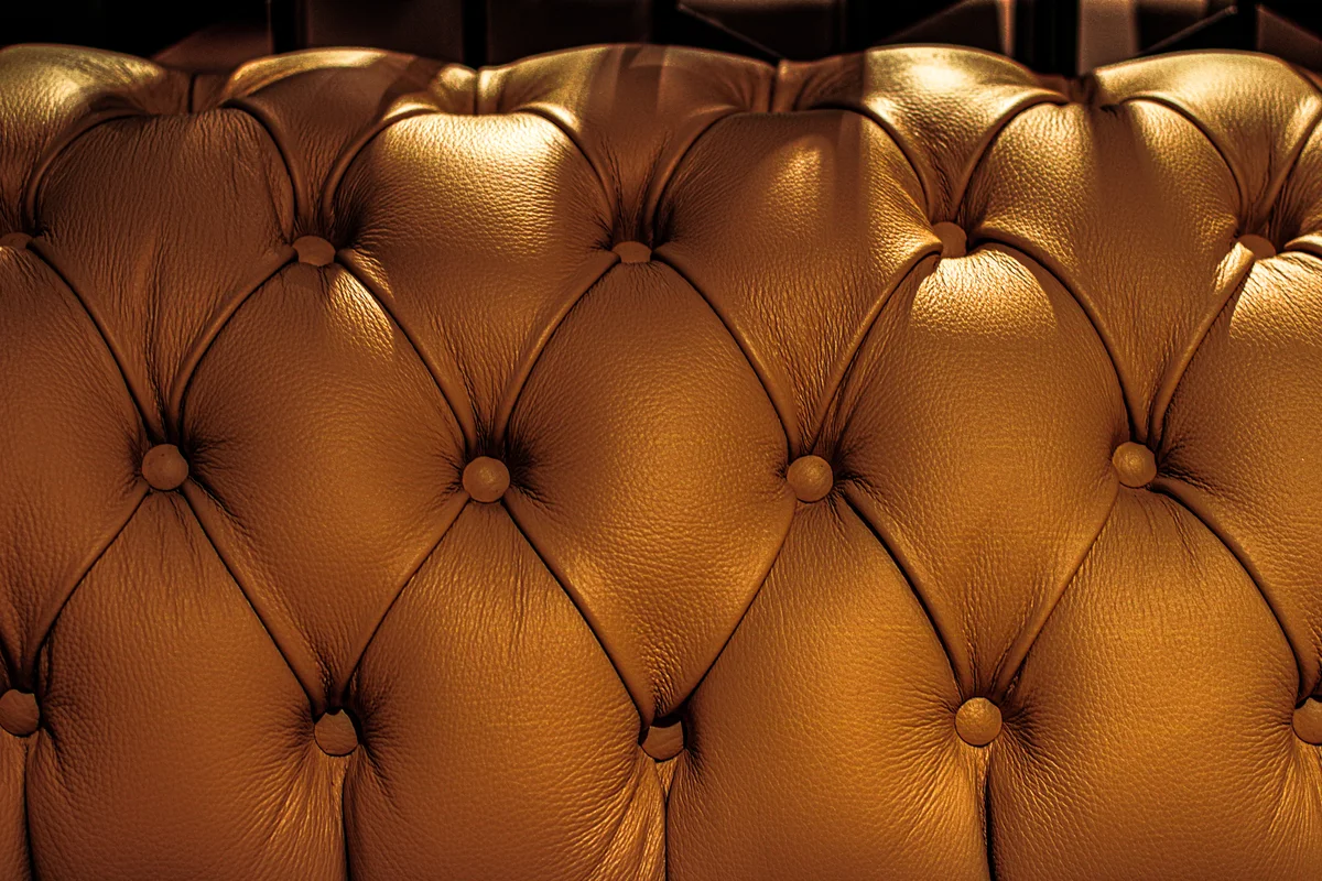 tufted leather