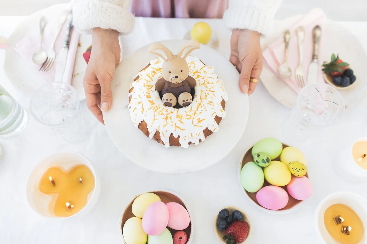 delicious homemade easter bundt cake