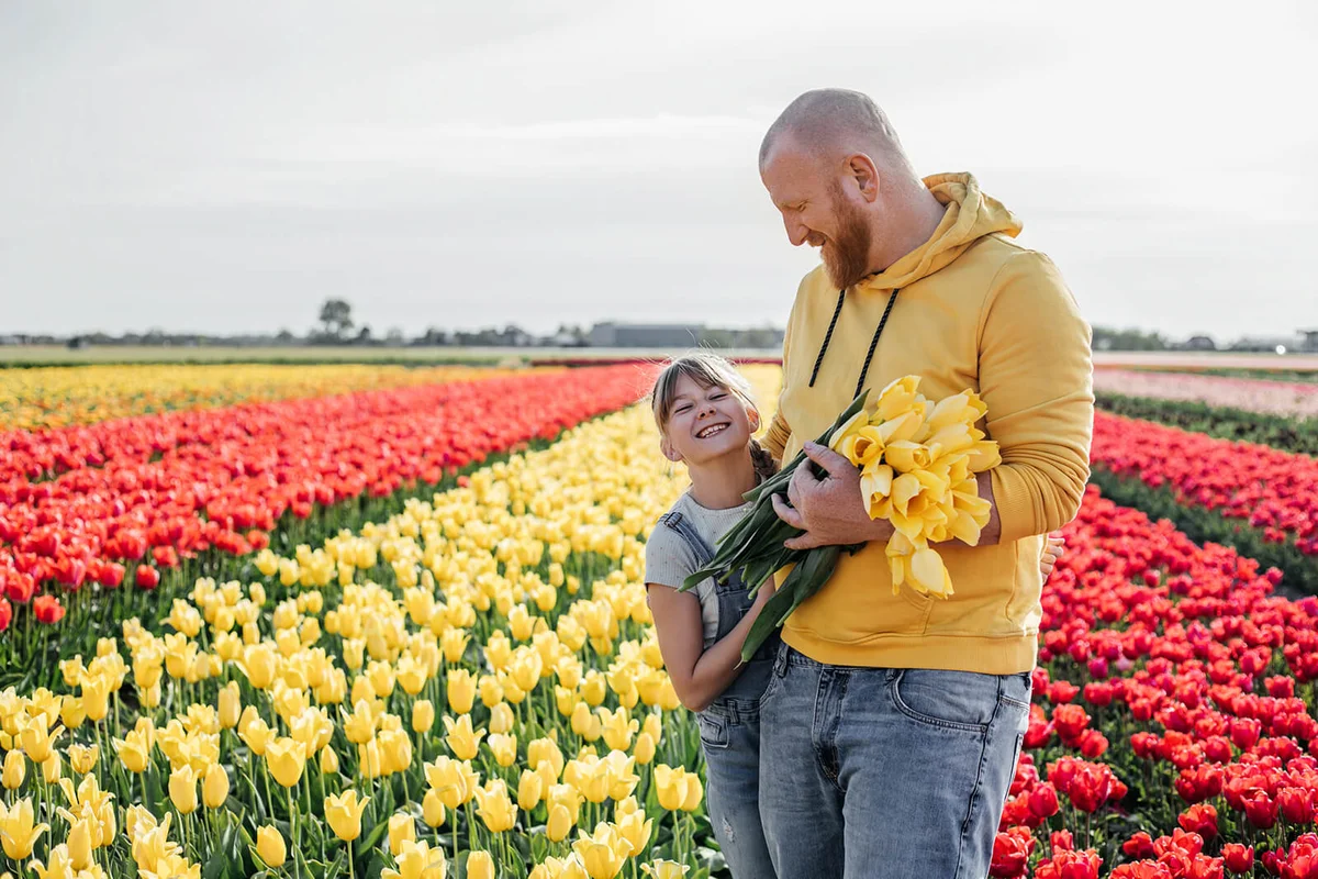 Small Business Farmer Father and daughter