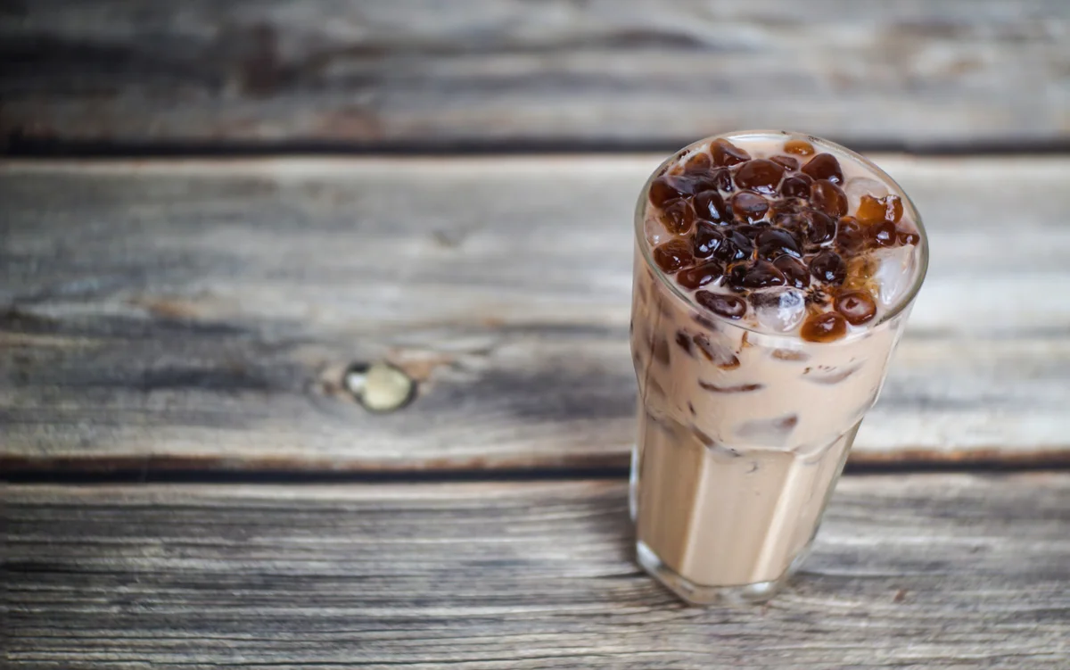 iced coffee bubble tea