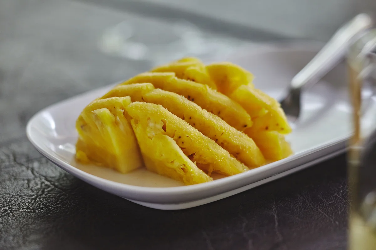 cut pineapple
